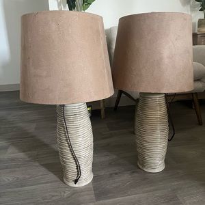 Vintage Brown Lamp with beautiful detailing